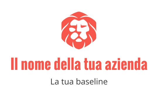 Logo corallo con un leone stilizzato, che rappresenta forza e maestà nel settore dei tigri.