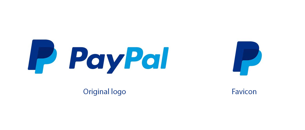 logo normale vs logo favicon