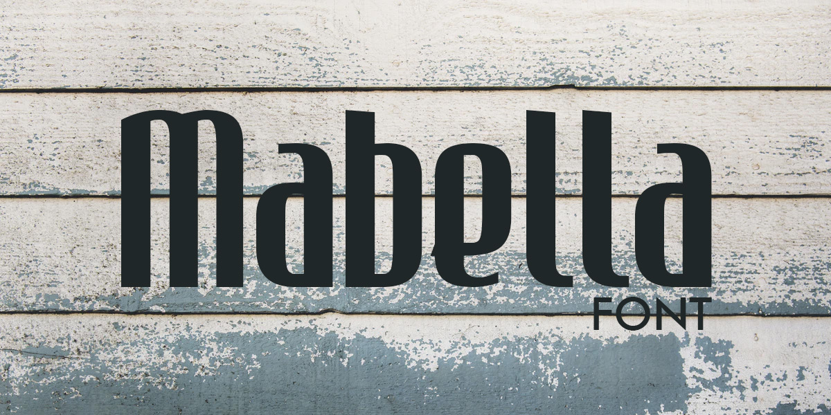 Font mabella logogenia