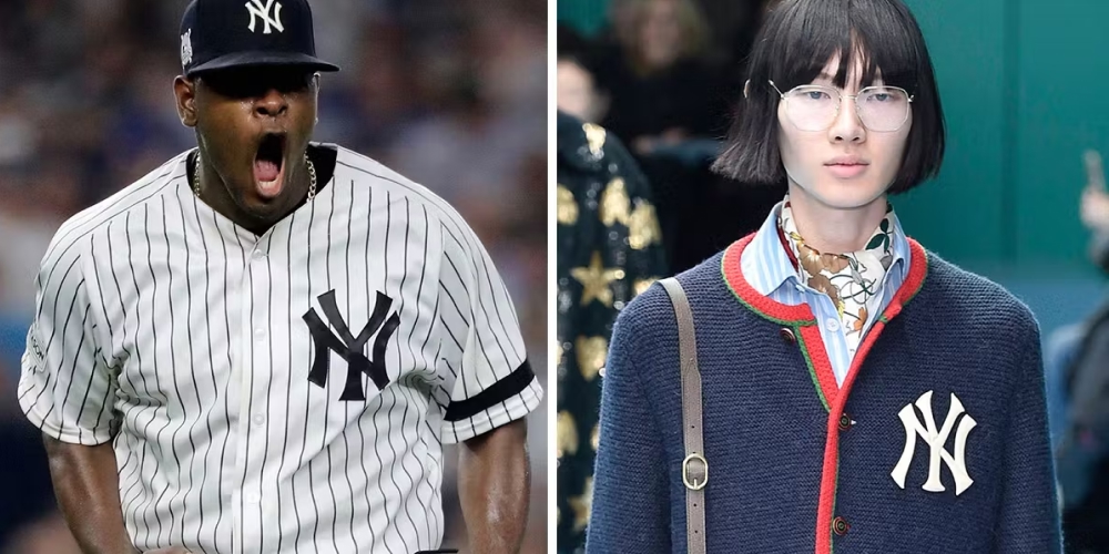 Logo dei New York Yankees nella moda