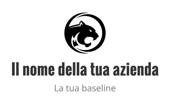 Logo design pulito e moderno con tipografia audace e layout semplice