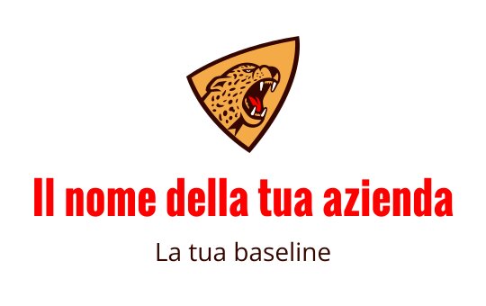 Logo design di testa di leopardo audace in uno scudo triangolare marrone