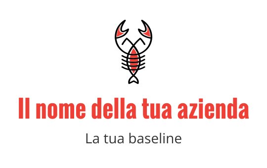 Logo di scorpione rosso audace con caratteristiche stilizzate e tipografia moderna