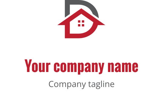 D logo