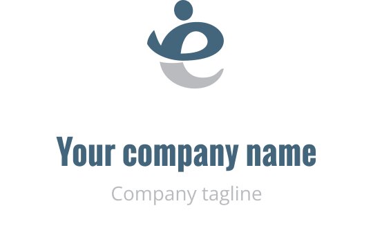 E logo