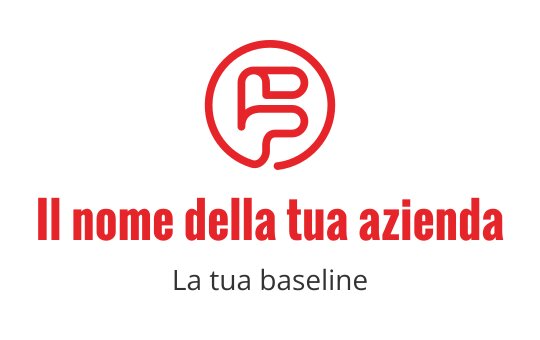 Logo moderno rosso e nero con lettere stilizzate P e B