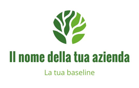 Logo design moderno di un albero verde con rami e foglie intricati