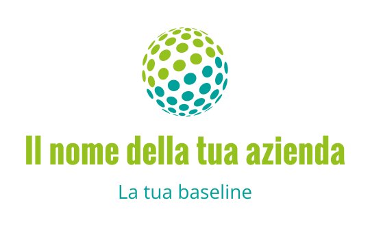 Design del logo moderno con un globo colorato a pois e testo audace