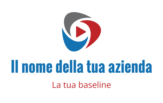 Logo moderno di un globo con una freccia dinamica in turchese e blu