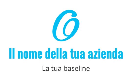Logo moderno blu con una lettera "C" stilizzata