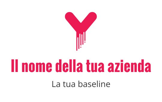 Logo design moderno di cuore rosa con effetto gocciolante