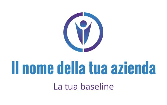 Design del logo moderno con una figura stilizzata all'interno di una forma circolare