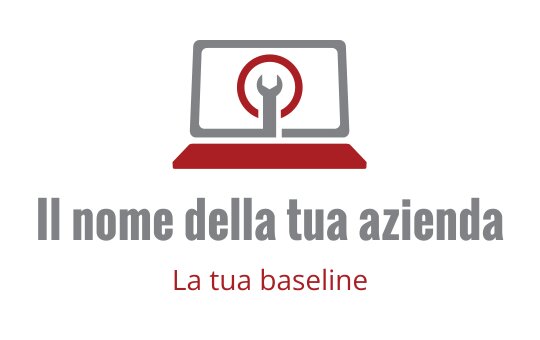 Il computer portatile logo