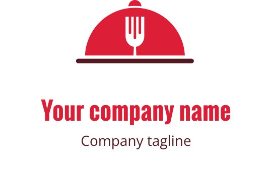 Logo elegante color bordeaux con campane stilizzate e un tocco moderno