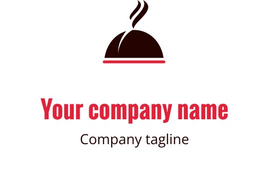 Logo elegante color bordeaux con campane stilizzate e un tocco moderno