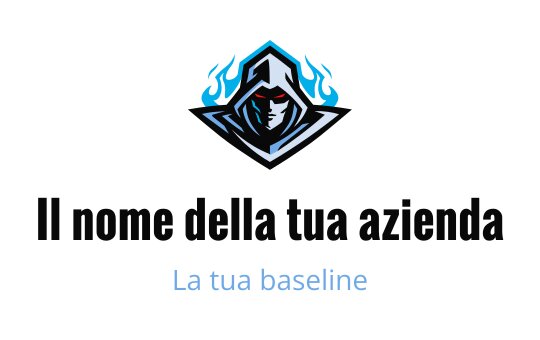 Logo design di una figura audace con cappuccio, fiamme blu e angoli acuti