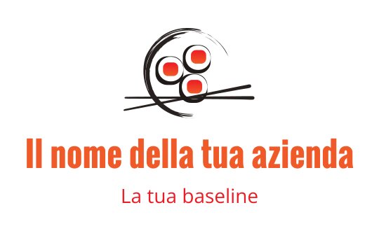 Logo giocoso con forme arrotondate e linee simili a baffi