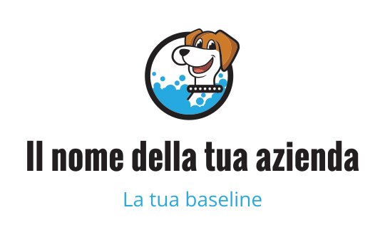 Pet-grooming logo