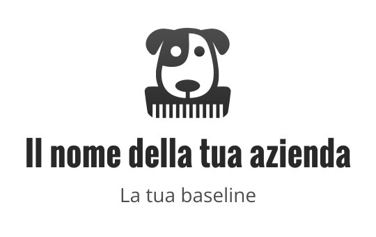 Pet-grooming logo