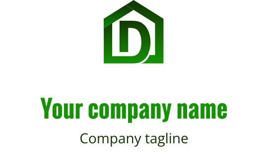 D logo