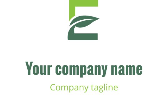 E logo