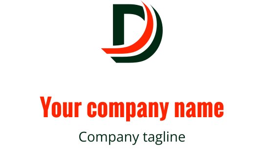 D logo