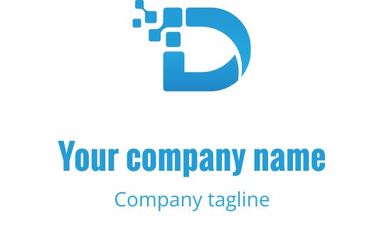 D logo