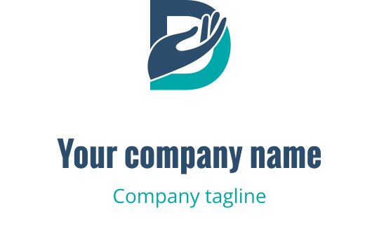 D logo