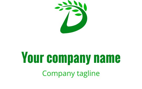 D logo