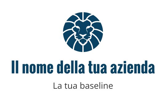 Logo turchese con un leone stilizzato, che rappresenta forza e coraggio nel settore dei tigri.